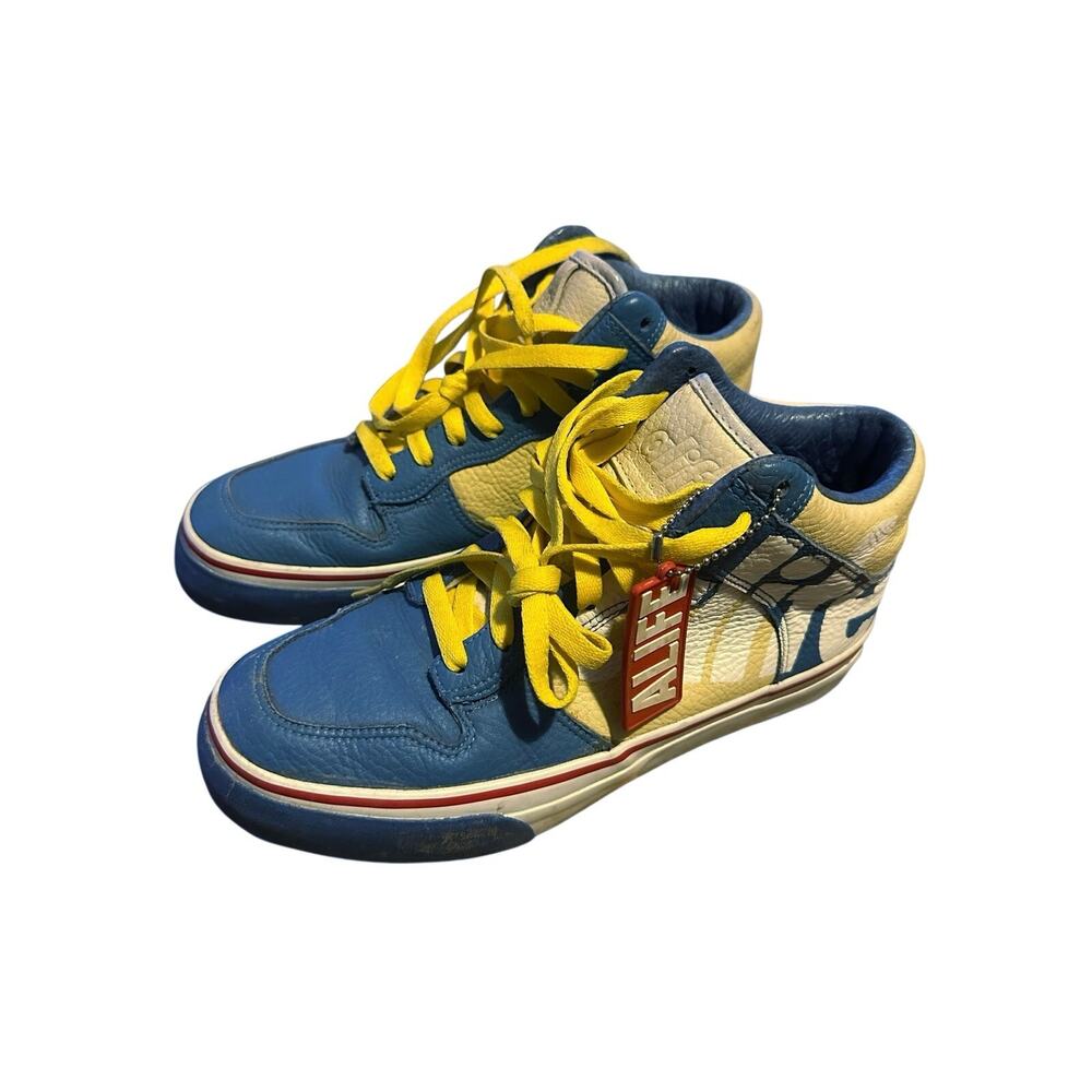 ALIFE Everybody HI Condiment Sneakers Men Shoes Size 8 MAYONNAISE Color way